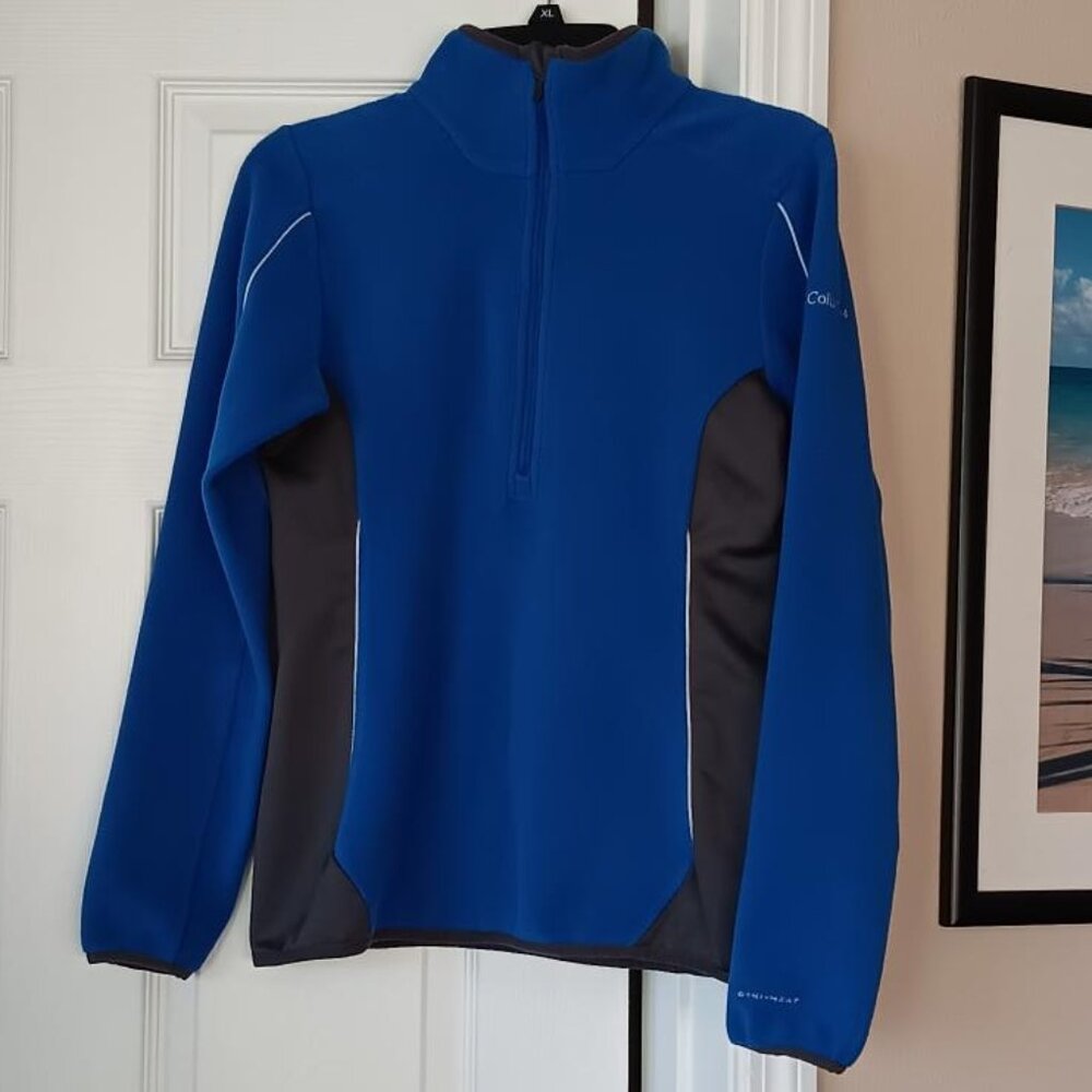 COLUMBIA Womens Pullover Blue Size Extra Small